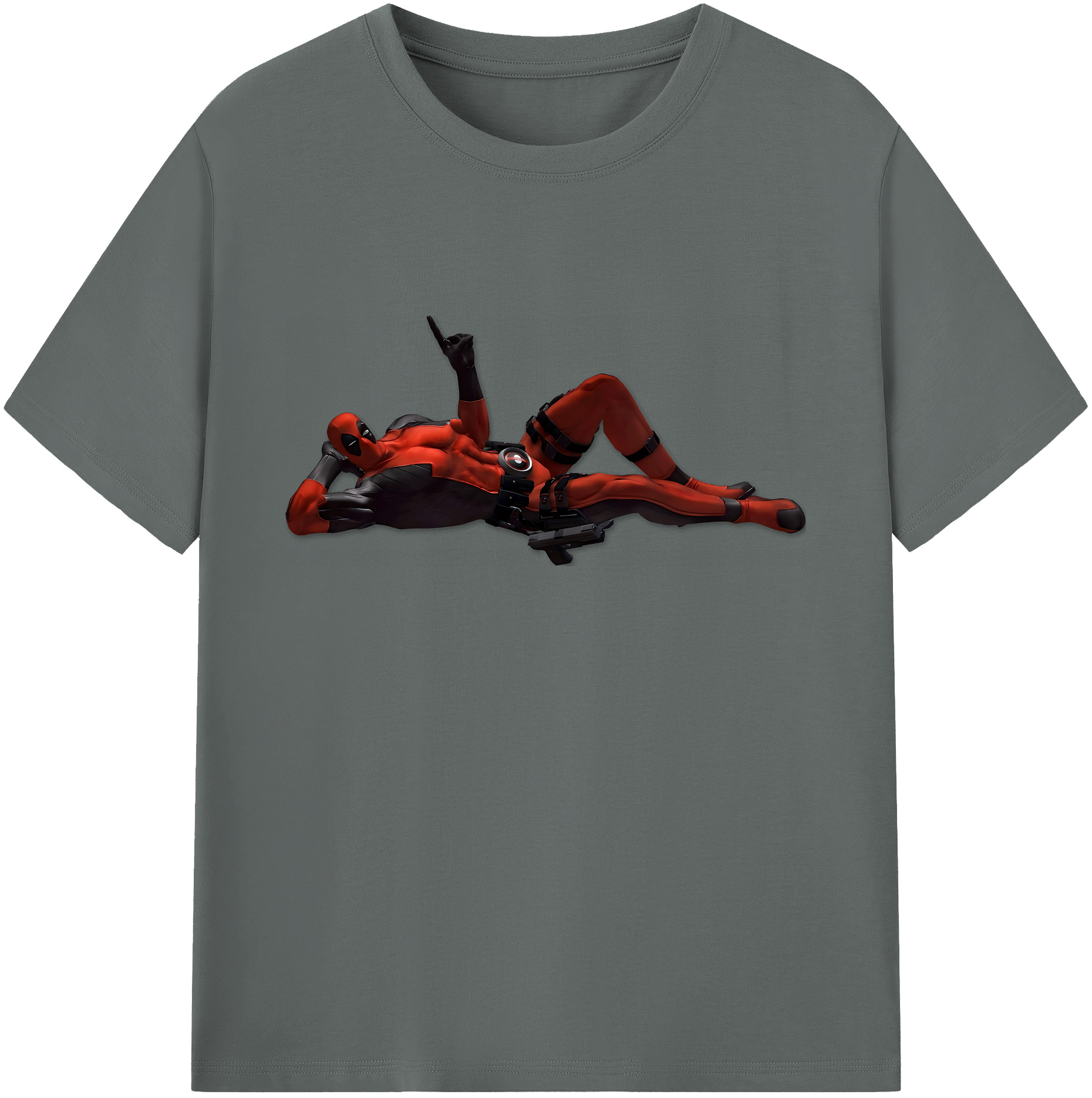 （画像用） Deadpool デッドプール 綿100％ メンズ半袖Tシャツ｜肌触りやわらか＆通気性